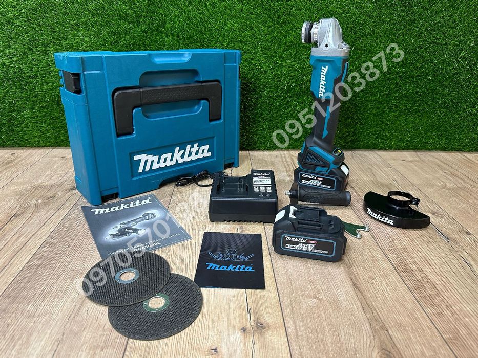 Аккумуляторная Болгарка Makita DGA511BL Pro 36V 8Ah Ушм шлифмашинка