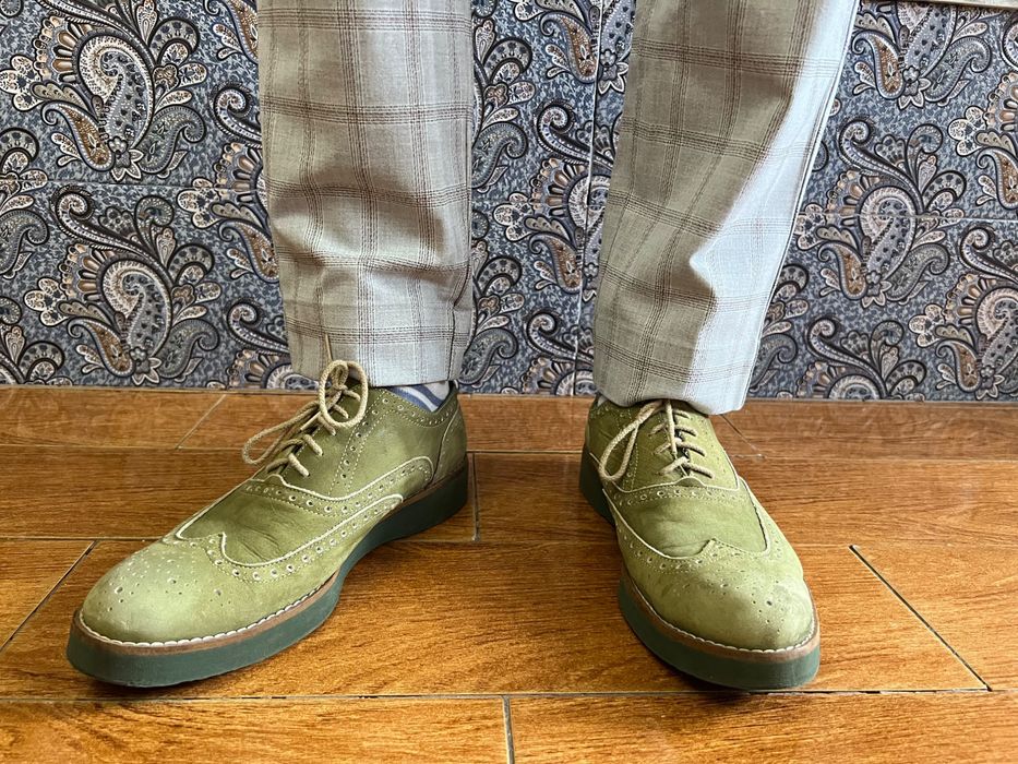 Чоловічі черевики/туфлі/оксфорди Valerio, нубук, 42р