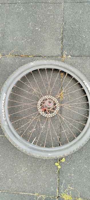 Roda da frente bicicleta