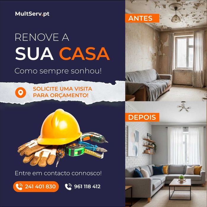 Remodelações de Interiores e exteriores – Dê Nova Vida à Sua Casa!