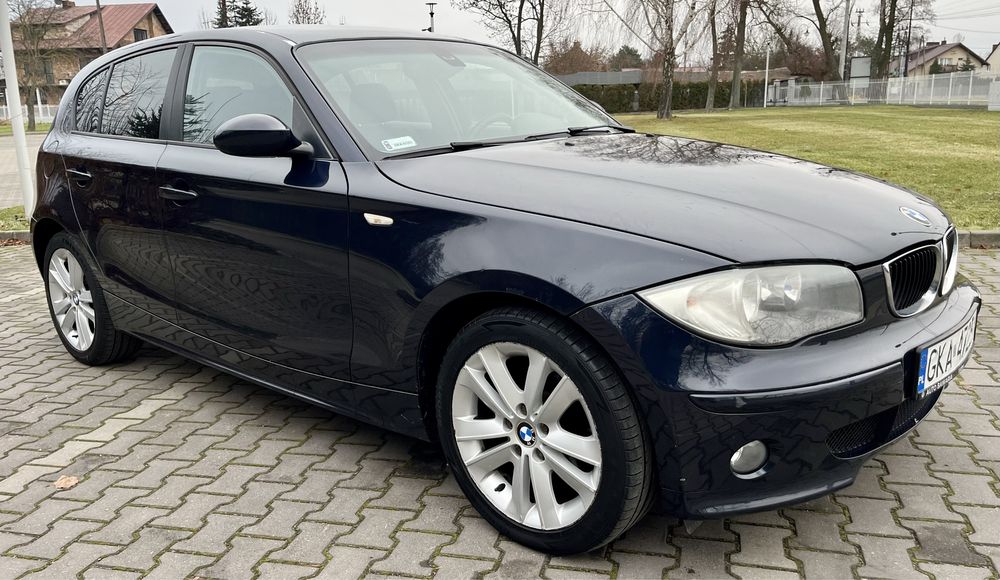 BMW 118d 5D 2.0 diesel 122 KM 2007 rok