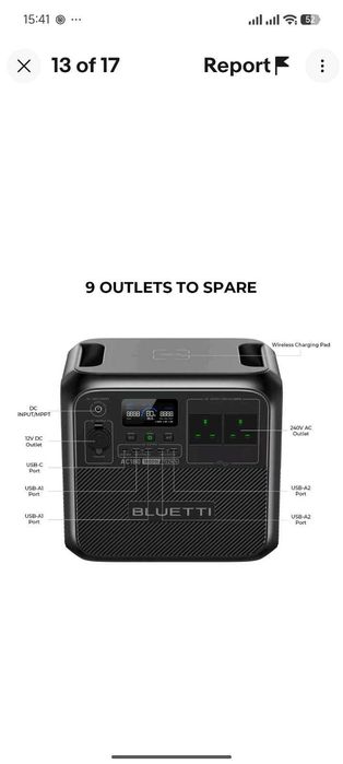Зарядна станція Bluetti AC180 !!!
