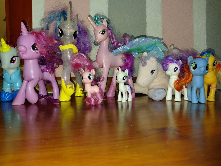 Поні, єдиноріжки фірмові,  Hasbro, zuru , колекція 16 шт
