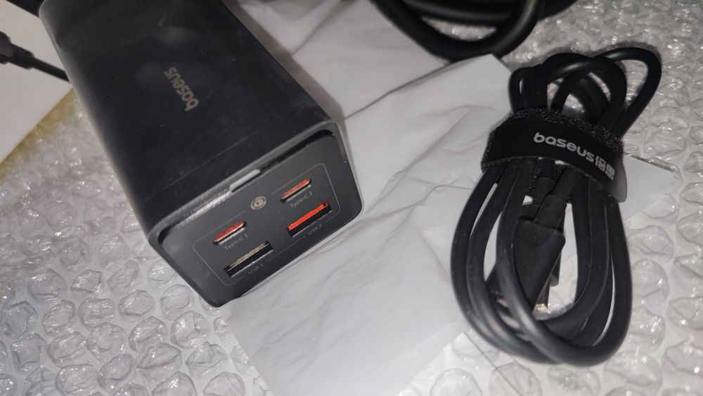 Ładowarka sieciowa Baseus PSZM000901 GaN3 Pro 2x USB + 2xUSB-C + AC, 6