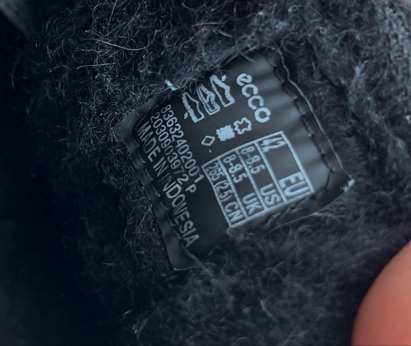 ECCO чоловічі зимні ботінки 42р