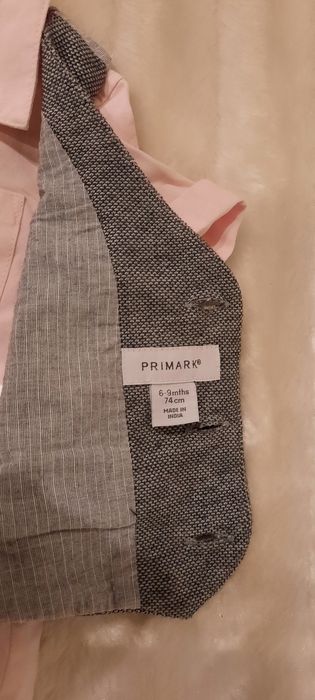 Kpl. Spodnie+koszula+kamizelka roz. 74 PRIMARK