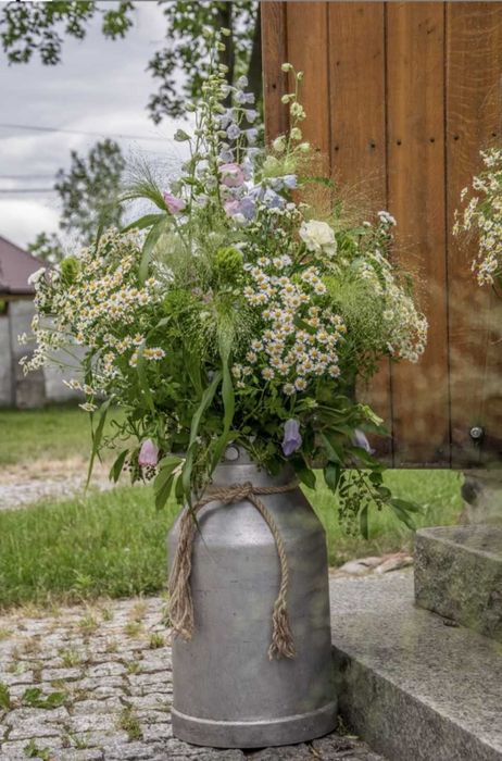 Ślub sielski, dekoracja duża