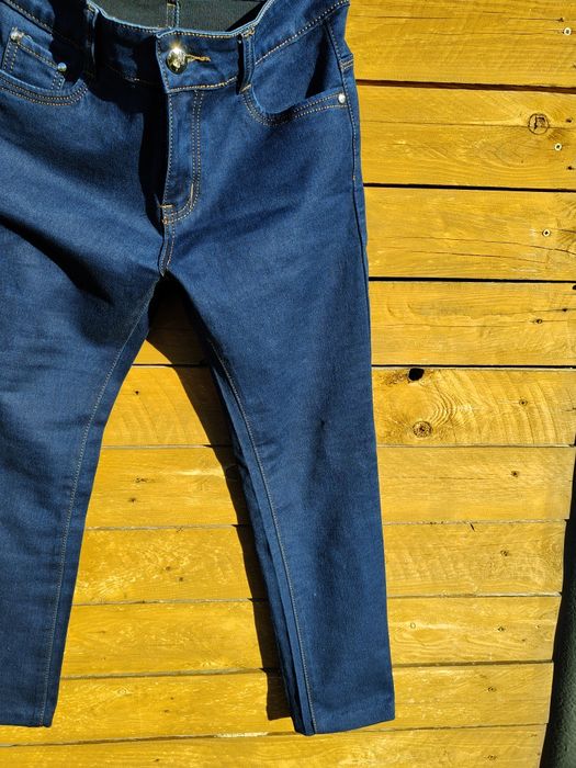 Jeansy granatowe damskie