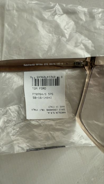 Окуляри Tom Ford SABRINA-02 FT 0764 у кольорі soft b