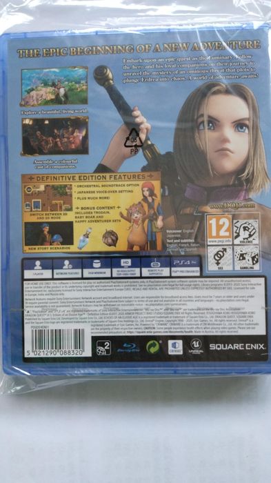 Dragon Quest XI Definitive Edition ps4 Novo/Lacrado