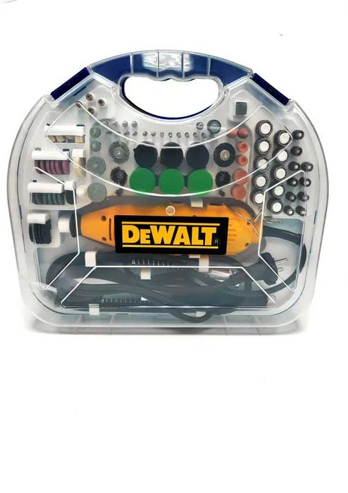 Гравер електричний DeWalt 350W з набором 210 насадок