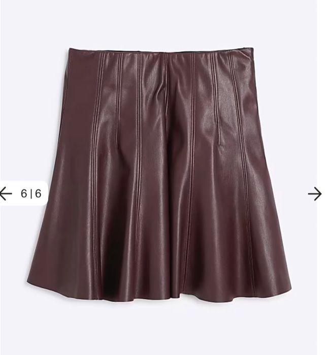 Шкіряна спідниця River Island