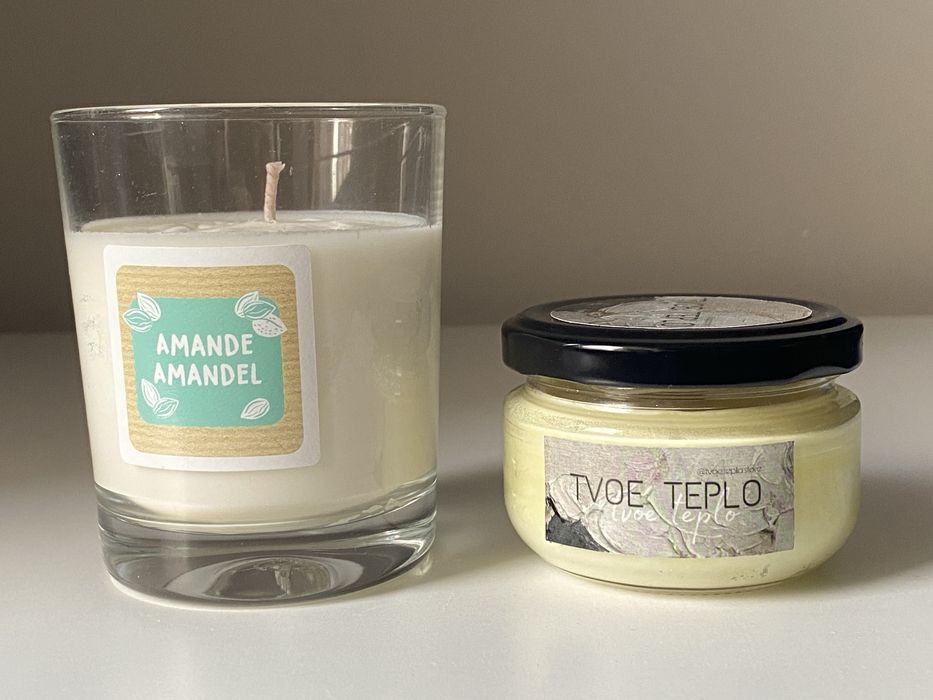 Свічки WoodWick Fraser Fir, Amande Amandel, Tvoe Teplo