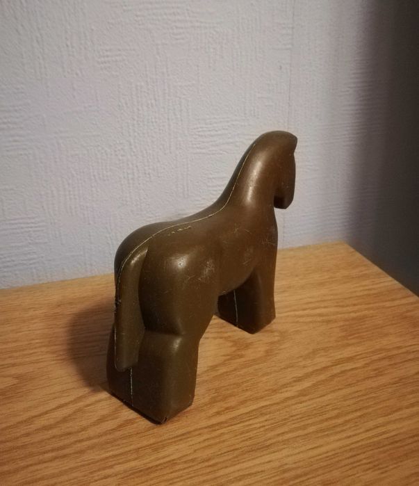 Plastikowy konik PRL - figurka, zabawka