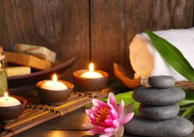 Massagem relaxante .Saude e bem estar.