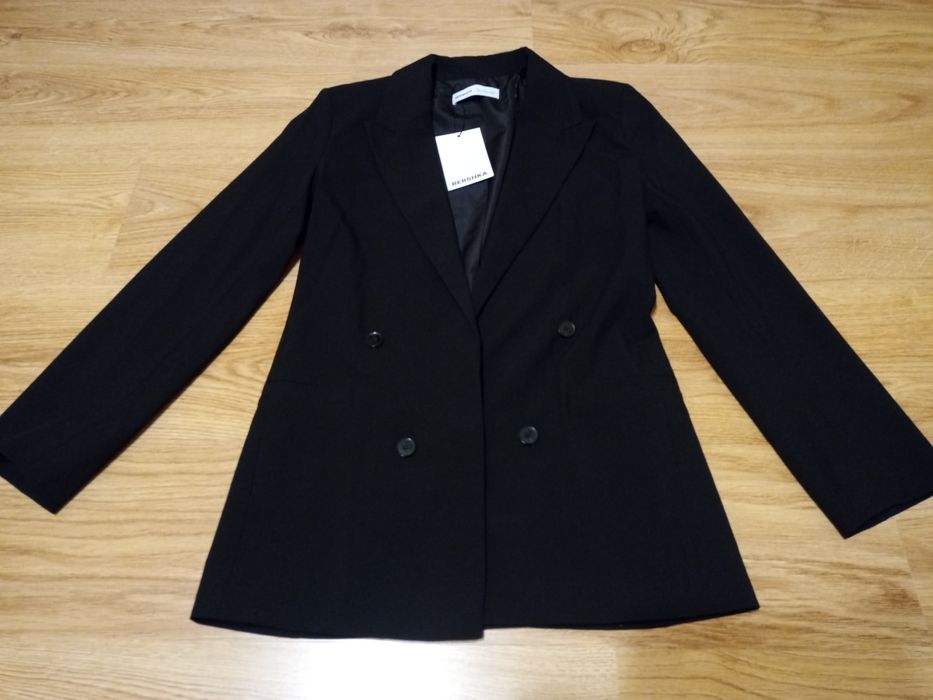 Marynarka nowa żakiet Bershka S czarny
