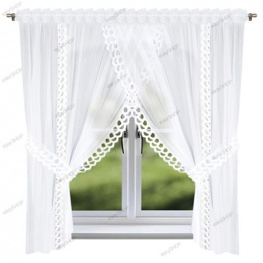 ‼️ SUPER CENA ‼️ Piękna firana z gipiurą 160x400 salon pokój