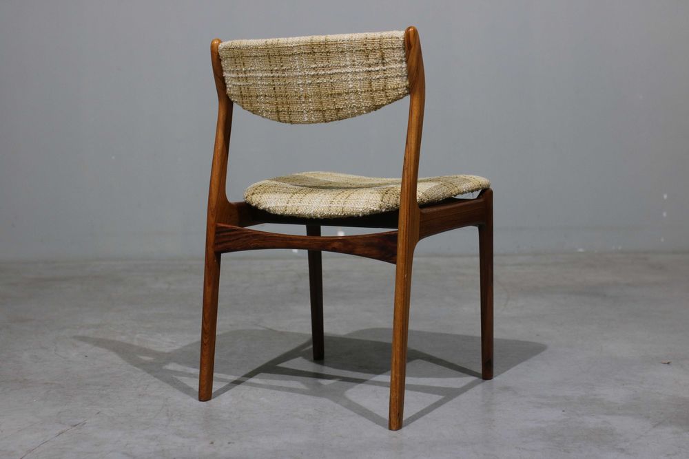 Conjunto de 6 cadeiras Poul Erik Jorgensen em pau santo
