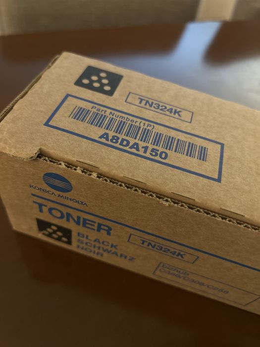 Toner TN324K Black/Preto Konica Minolta