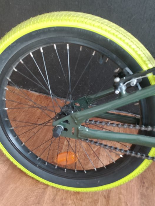 BMX ładny zielony