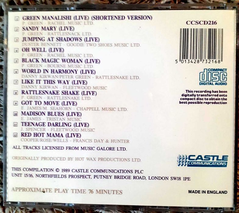 Fleetwood Mac- "The blues collection" płyta CD na sprzedaż.