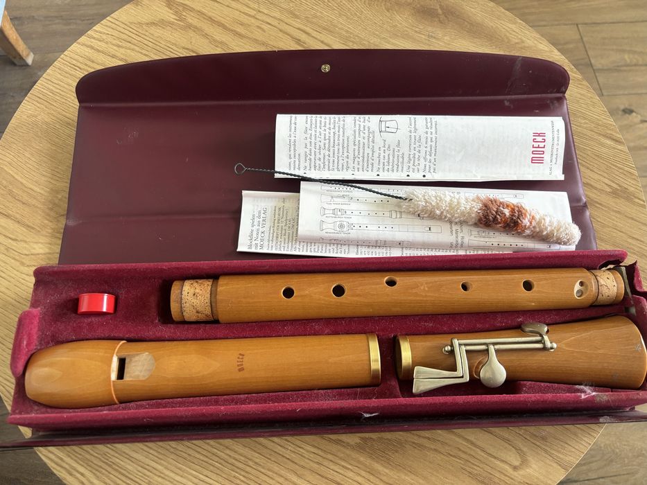 Drewniany Flet Tenorowy MOECK + Oryginalne Etui i Akcesoria