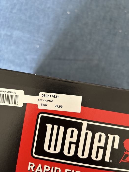 Weber acendedor barbecue