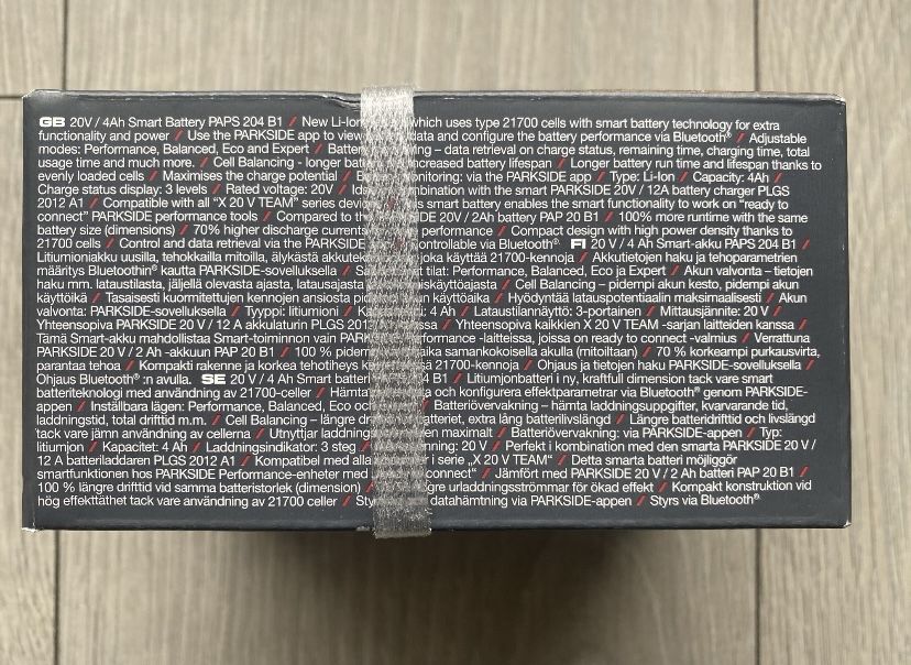 PARKSIDE Akumulator Smart PAPS 204 B1 20V 4Ah Okazja