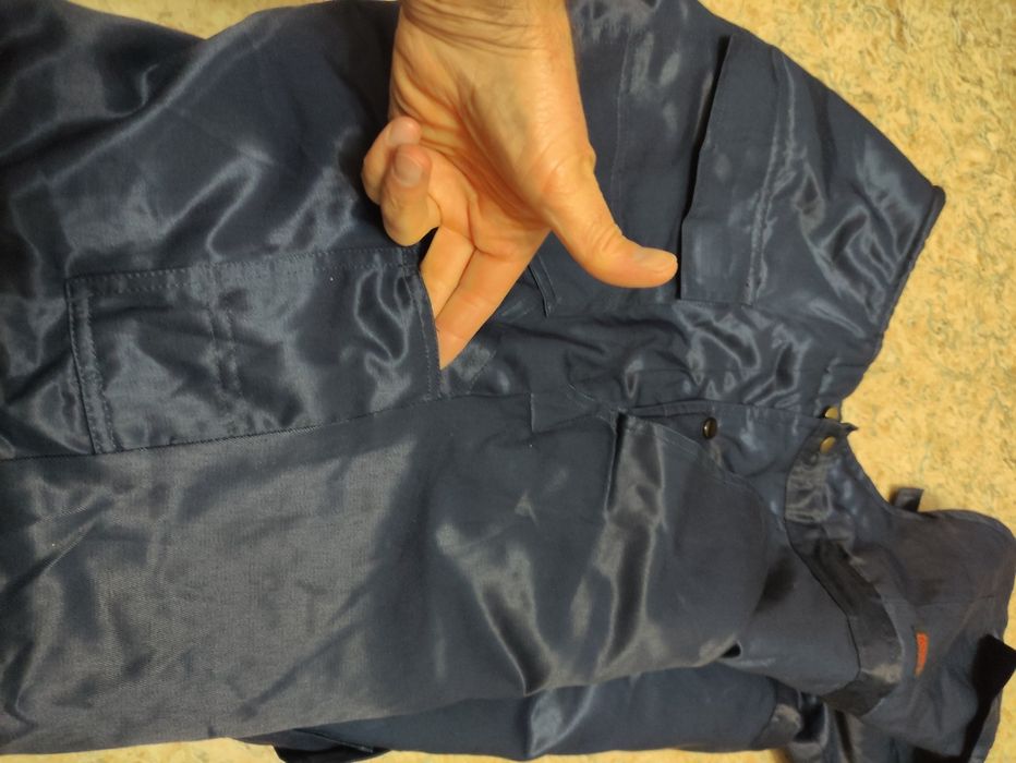 Полу комбинезон рабочий зимний утеплённый большой размер XXL tommis