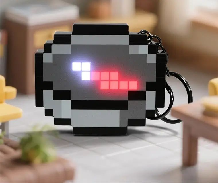 Брелок‑компас Minecraft с USB‑зарядкой, мини