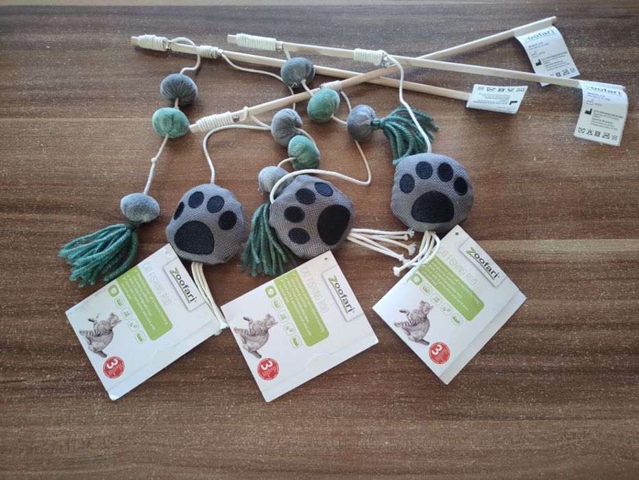 Zoofari Nowa Wędka Dla Kota! 6 x sztuk
