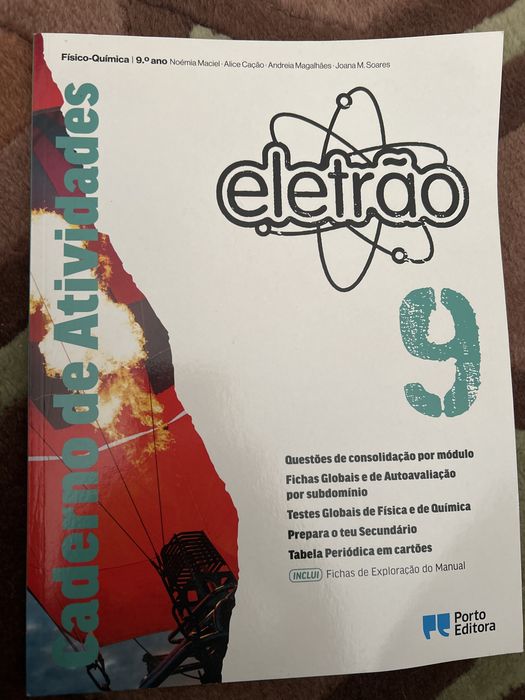 Cadermo de atividades Eletrão 9 Porto Editora