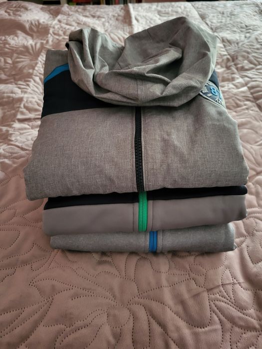 3 kurtki softshel chłopak 140, 152 158