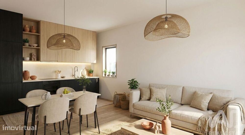Apartamento T1 em Darque de 44,00 m2