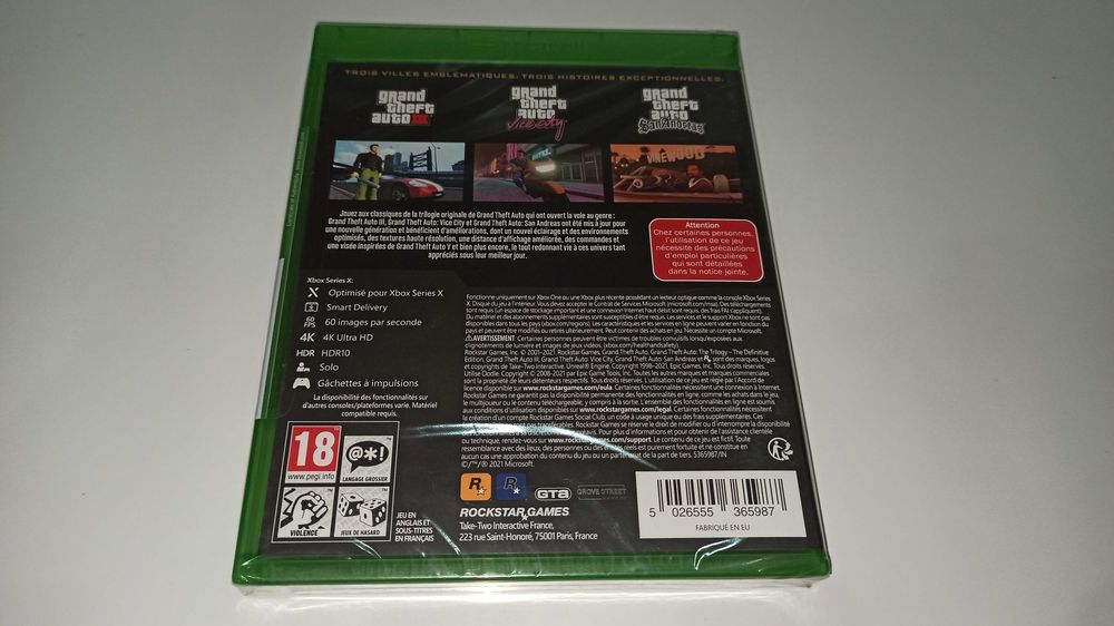 xbox one GTA GRAND THEFT AUTO TRILOGY 3 gry NOWA po polsku v3