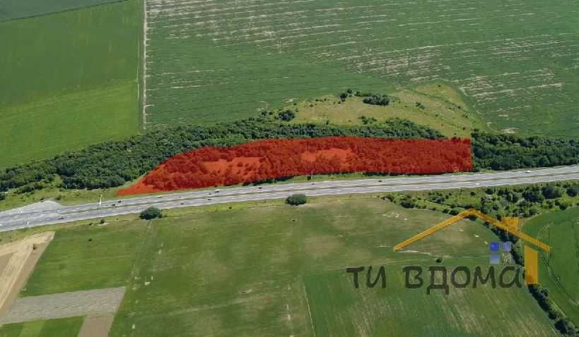 Фасадна до траси ділянка. 1.6 га. Велика Омеляна - Грушвиця