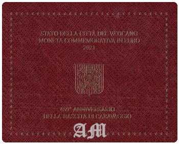 VATICANO - 2€ - 450º Aniversário do nascimento de Caravaggio 2021 - BU