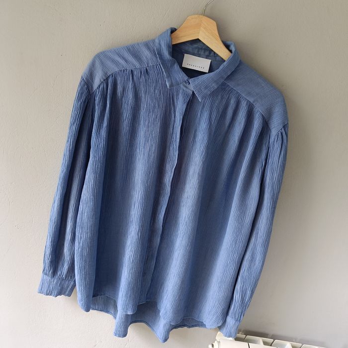 One&Other 56 8XL przewiewna drapowana koszula damska viscoze premium