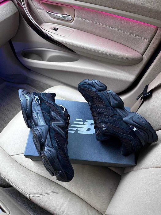 Кроссовки New Balance 9060 Triple Black 36-45 Новинка Осени! Купить!