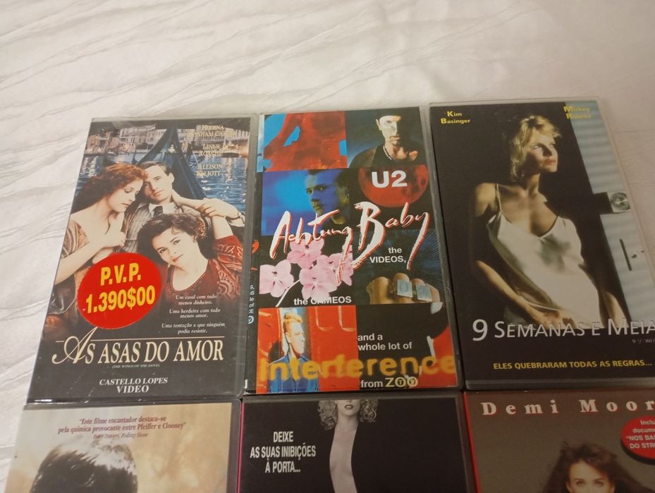 6 filmes VHS originais