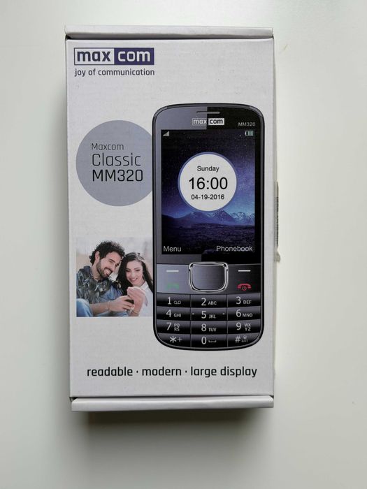 NIEUŻYWANY Telefon Maxcom Classic MM320