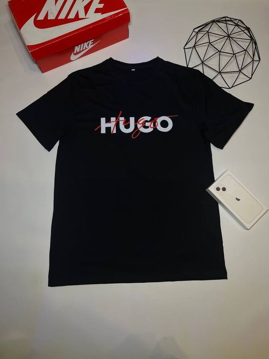 Футболка Hugo Boss / Чорна Хуго Босс / Boss/ футболки /хуго бос/ унісекс / дешево /ХУГО/ХУГО БОСС