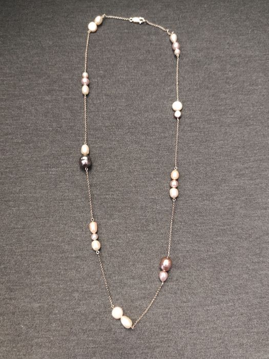 Colar de pérolas majorica verdadeiras com certificado