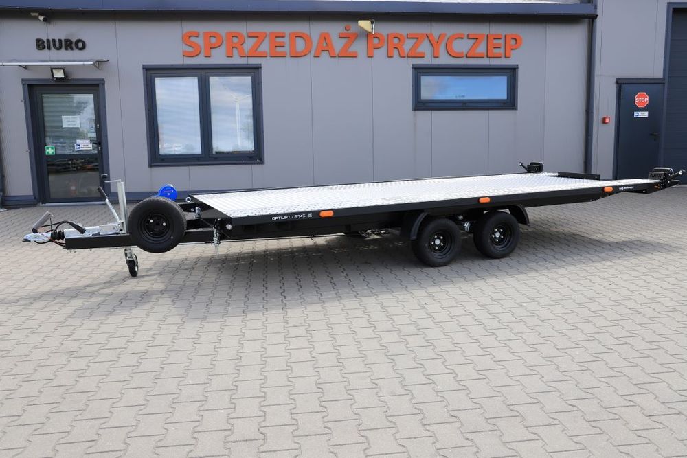 Balhanger OPTILIFT Czarna 2745 4.5x2.1 Wypełnienie alu ryfel Uchylna Grawitacyjnie DMC 2700kg Full LED