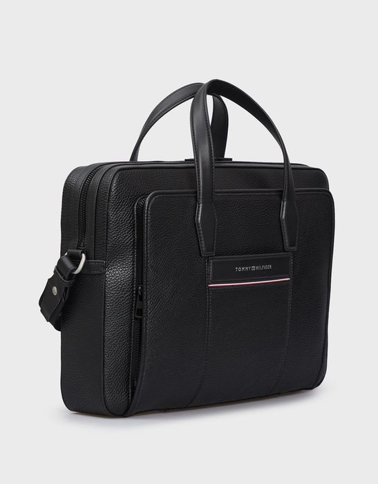 Сумка Tommy Hilfiger чоловіча чорна сумка для ноутбука рюкзак