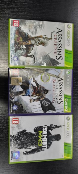 Assassin's Creed 4 black flag/Assassin's Creed 3/Call of duty modern warfare 3 Xbox 360
