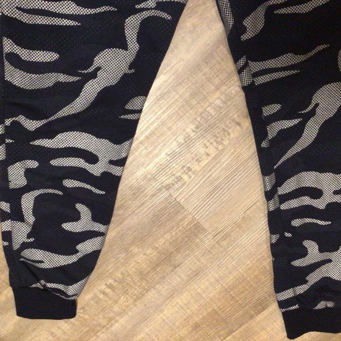 Calças de jogging na moda, XXL, em azul escuro/refletoras, como NOVO