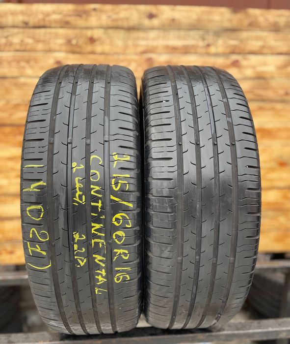 Шини літні 215/60 r16 Continental 22 рік