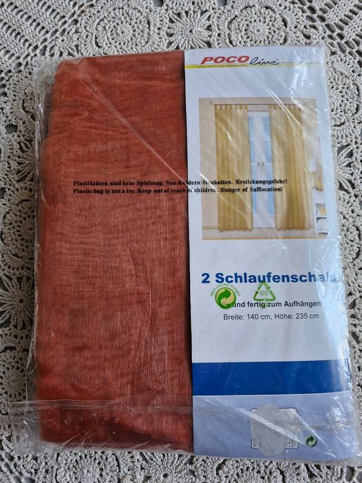 Zasłonki- 2 sztuki w paczce