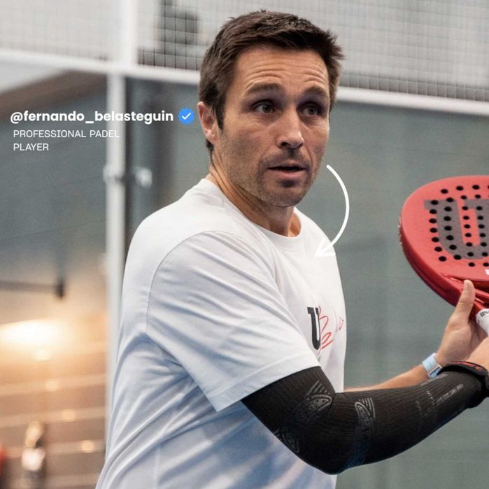 Рукава для Падель (Padel) тенісу – Floky NO STRAIN Black (2 штуки)